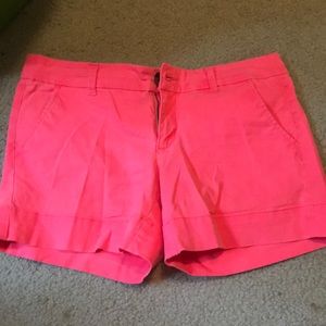 Neon pink AE shorts